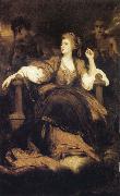 Sir Joshua Reynolds Sarah Siddons as the Traginc Muse Spain oil painting artist